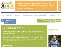 Tablet Screenshot of gardencentersofamerica.com